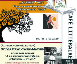 Café littéraire avec 2 écrivains : Laurine Thizy et Sylvia Pawlowski-Mathis