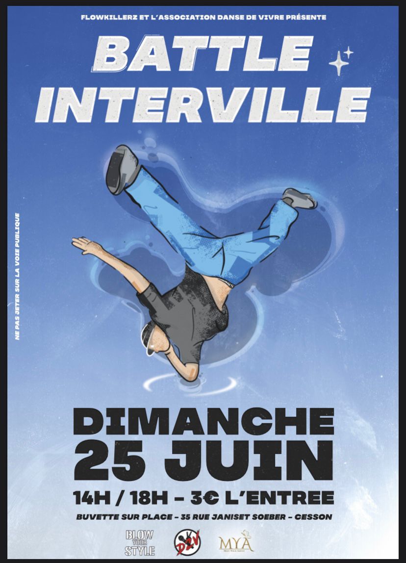 Battle Break Dance 25 juin 2023 à la Citrouille de Cesson Vert-Saint-Denis