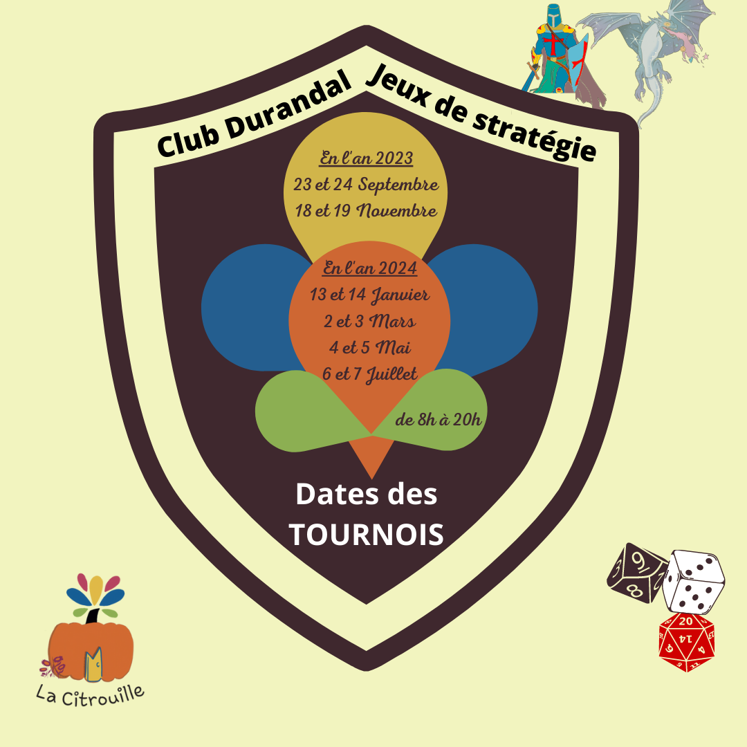 TOURNOIS DU CLUB DURANDAL
