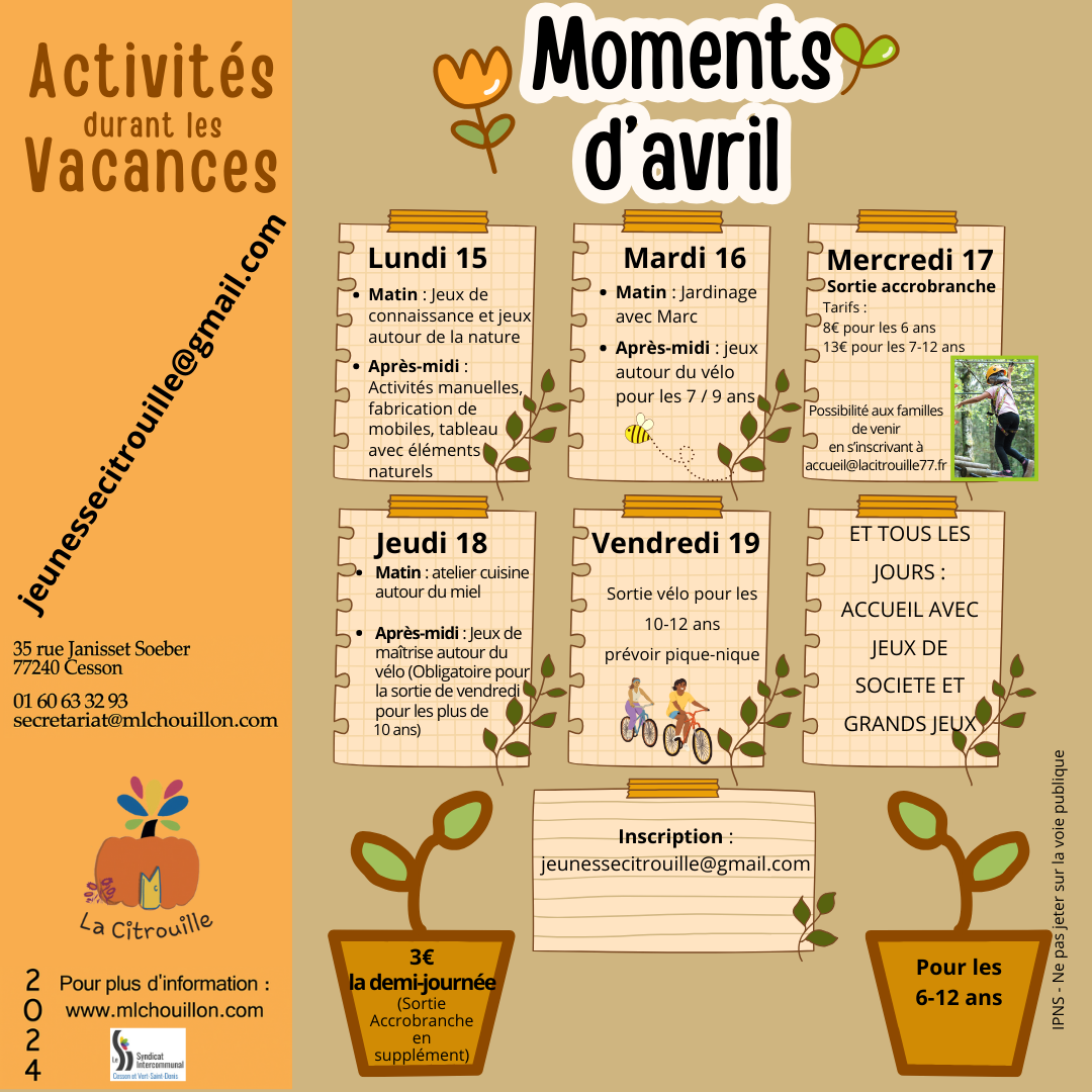 moments d'avril