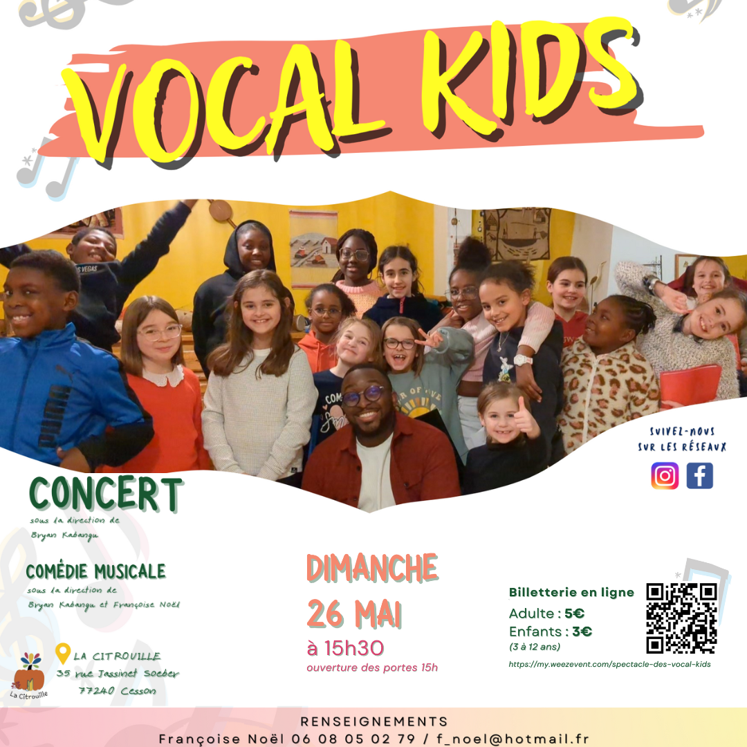 Les Vocal Kids en spectacle
