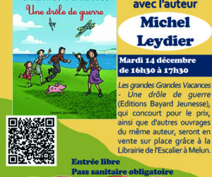 Rencontre avec l’écrivain Michel Leydier