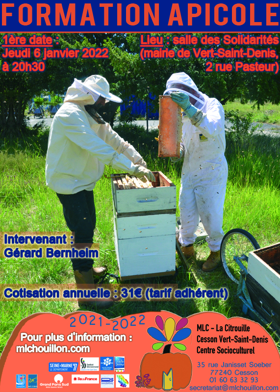 Formation apicole à partir du 6 janvier 2022