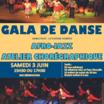 gala de danse afro jazz le 3 juin 2023